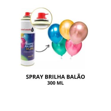 Imagem de Spray  Brilha Balão Bexiga  300ml - Silicone Paulista