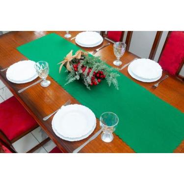 Imagem de Kit 2 caminho de mesa natalino 1,40m x 40cm oxford decoração - Rafalor