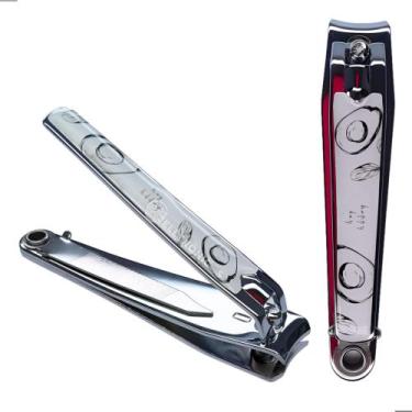 Imagem de Alicate de Unha Grande com Lixa Profissional Cortador Inox Estampado c