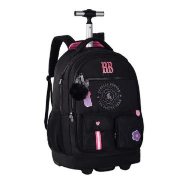 Imagem de Mochila Carrinho Rebecca Bonbon Bolsa Escolar Feminina Premium - Clio,