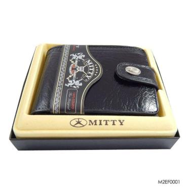 Imagem de Carteira Mitty Em Couro  Preta  - M2Ef