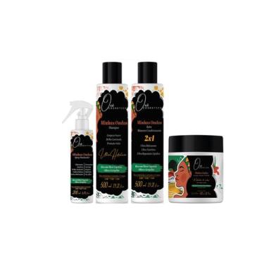 Imagem de Oxê Cosmetics Minhas Ondas Shampoo e Balm Máscara e Modelador de Cacho