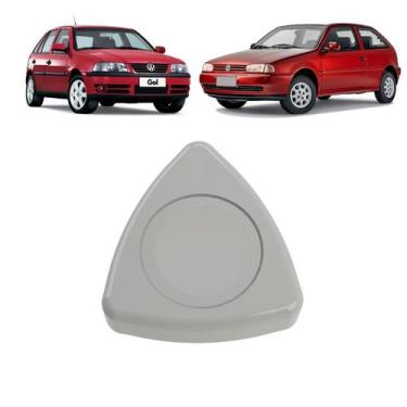Imagem de Manopla Banco Gol Parati Saveiro G2/g3 Cinza Com Botão - PLASTCAR