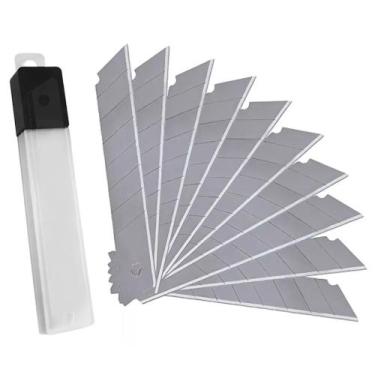 Imagem de Kit 10 Lâminas Largas 18mm Para Estilete Profissional  - Yara Eletrôni