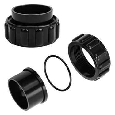 Imagem de ArrogantF Kit de substituição de união 520595 para Pentair IntelliChlor & Ichlor Salt Chlorinator, Salt Cell 5.1 cm Union Connector Kit para Pentair Intellichlor IC20, IC40, IC20, IC80 Sap Pool Parts