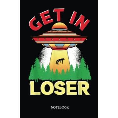 Imagem de Alien Notebook: Extraterrestrial Ufo Abduction Alien Believer Funny Alien | Alien Journal, Lined Journal Ufo, Ufo Journal, Lined Journal Alien, Size 6 X 9", 120 Pages.