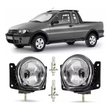 Imagem de Par Farol De Milha Strada G3 2007 2008 2009 2010 + Lâmpada