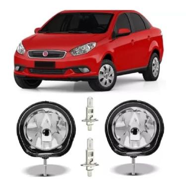 Imagem de Par Farol De Milha Grand Siena 2013 2014 2015 2016 2017 2018 2019 2020 2021 + Lâmpada