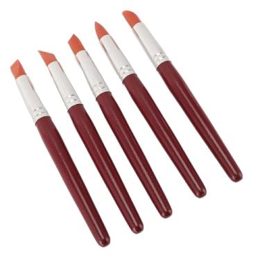 Imagem de Ferramentas de Escultura Em Argila de Silicone Conjunto de Artesanato de Precisão para Modelagem Detalhada, Mistura de Múltiplas Formas, Pintura, Caneta de Cerâmica, Ideal para