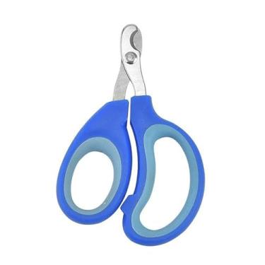 Imagem de Tesoura de unhas para animais de estimação (azul/azul claro, para cães e gatos pequenos)