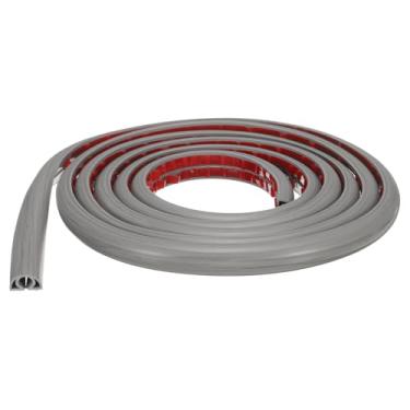 Imagem de HARFINGTON Capa de cabo de 3 m L 0,3 x A 0,3 cm de comprimento do canal interno PVC esconde o cabo de extensão, protetor de fios para evitar desvios de cabos, gerenciamento de cabos, madeira cinza