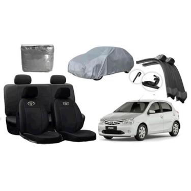 Imagem de Conjunto Automotivo Etios 12-16: Capa de Couro e Capa de Cobrir - Aero