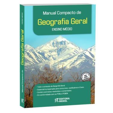 Imagem de Manual Compacto de Geografia Geral. Ensino Médio - Rideel