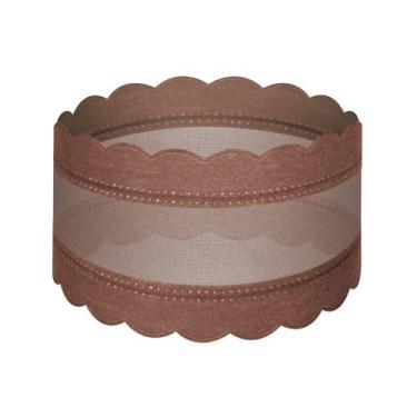 Imagem de 10m Fita Xadrez Aramada Voil Páscoa Natal e Junina 4cm x 10m - Fitas e