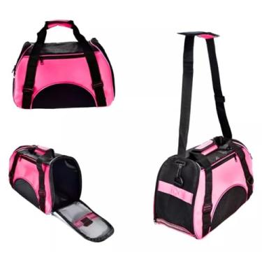 Imagem de Bolsa Mala De Transporte Cachorro E Gato Segura 8Kg Viagem