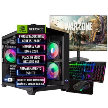 Imagem de PC Gamer Completo Intel Core i5 12 Geração RTX 3050 6GB RAM DDR4 32GB 