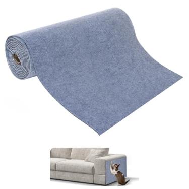 Imagem de Tapete para arranhar gatos, arranhador autoadesivo para móveis de sofá de gatos ou protetor de parede, tapete para arranhar gatos cobrindo torre de árvore de gato, almofadas de reposição para