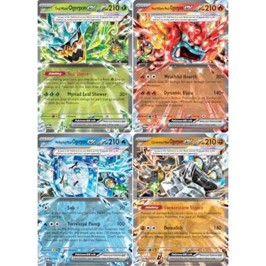 Imagem de Pokemon Ogerpon Mask ex Card Lot – Teal Hearthflame Wellspring Cornerstone Twilight Masquerade Double Rare