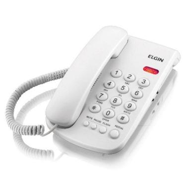 Imagem de TELEFONE COM FIO ELGIN STAR OFFICE branco