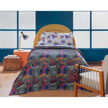 Imagem de Manta Cobertor Infantil Spider Man & Avengers Solteiro - 1,50x2,20 - L