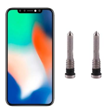 Imagem de Tela Display LCD Touch Screen para iPhone X, Preto, com 2 Parafusos de Montagem