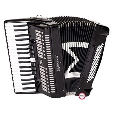 Imagem de Acordeon 80 Baixos ACM8007 Preto Sólido MICHAEL
