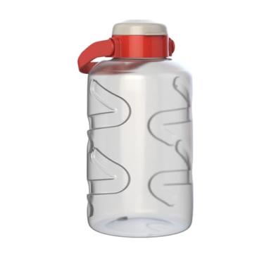 Imagem de Garrafa De Água Monster 2 Litros Com Alça Suporte Celular Squeeze Grande (Transparente)