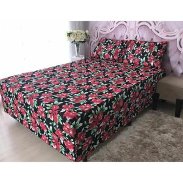 Imagem de Capa Luva Casal,Solteiro,Queen,KING Conjugado Box Malha Gel Estampado(TULIPA,SOLTEIRO)