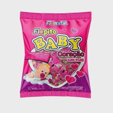 Imagem de Pirulito Baby Coracao Tuttifrutti 400g Florestal