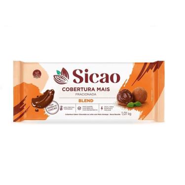 Imagem de Barra De Chocolate Blend Cobertura Mais 1,01Kg Sicao