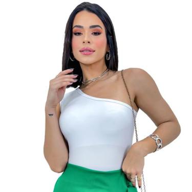 Imagem de Body Feminino Suplex Mula Manca Regata Moda Elegante Top - Swisz, Bran