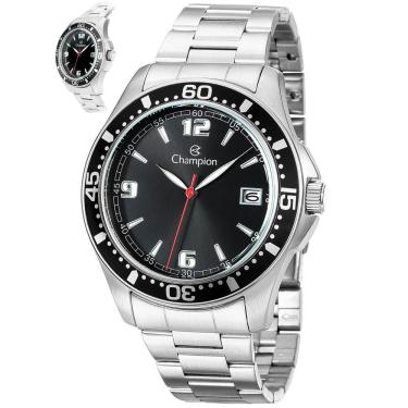 Imagem de Relógio Champion Masculino Ref: Ca31248t Casual Aço Prateado