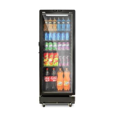 Imagem de Refrigerador Expositor Vertical Eos 231 Litros Eco Gelo Digital All Black Eev210p 110v