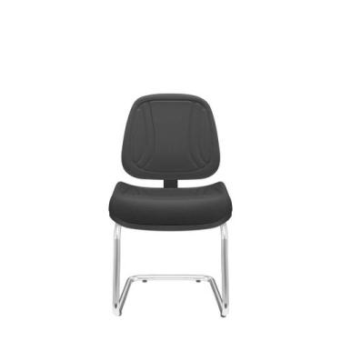 Imagem de Cadeira premium executiva com aproximação em s com costura sem braço -