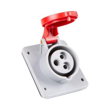 Imagem de Tomada Embutir Industrial 2P+T 32A 380-415V 9H Vermelha IP44 56255237 
