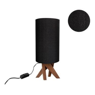 Imagem de Abajur Quarto Mini Retro De Mesa Cabeceira Casal Cupula - A7home, pret