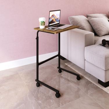 Imagem de Mesa de Apoio com Regulagem de Altura 78x55cm SW011 Preto Noce Oro