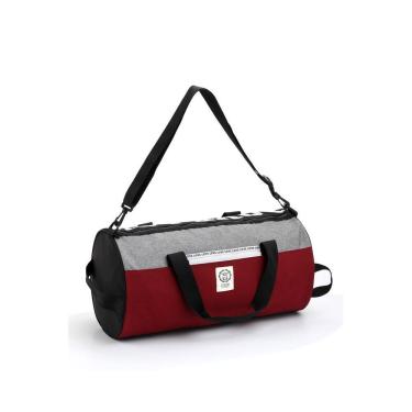 Imagem de Bolsa de Viagem Love Vinho e Cinza - Seanite 20"