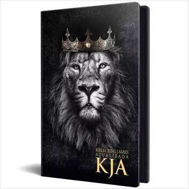 Imagem de Biblia Sagrada King James Atualizada Leão Rei Dos Reis Capa Dura