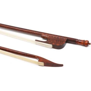 Imagem de 4/4 Tamanho Completo Violino Arco Snakewood Estilo Barroco Arco Bem Balae Cabelo De Cavalo Natural, short-screw