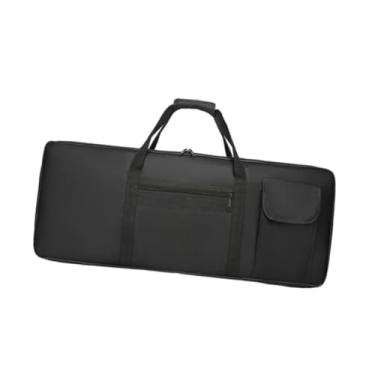 Imagem de TTETTZ Estojo acolchoado para teclado de 88 teclas, bolsa de ombro para apresentações musicais, L
