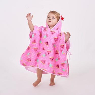 Imagem de Toalha Poncho Infantil com Capuz Baby Joy