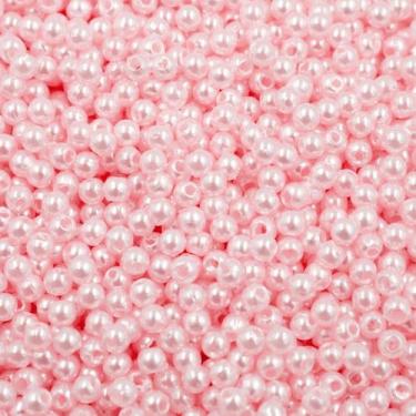 Imagem de PÉROLA DE ABS LISA Nº 03 20G PEROLA 3MM - LADEIRA BIJUTERIAS, Rosa can