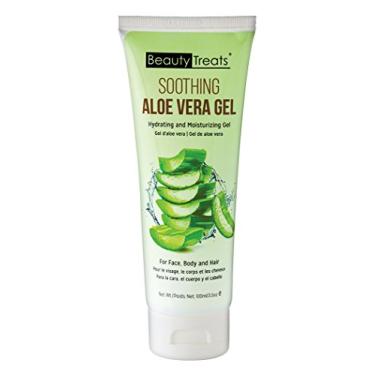 Imagem de Beauty Treats Gel Calmante De Aloe Vera Para Rosto, Corpo E Cabelo 3,5 Oz