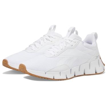 Imagem de Reebok Tênis feminino Zig Dynamica 5, Calçado branco/prata metálico/Reebok Lee 3, 37