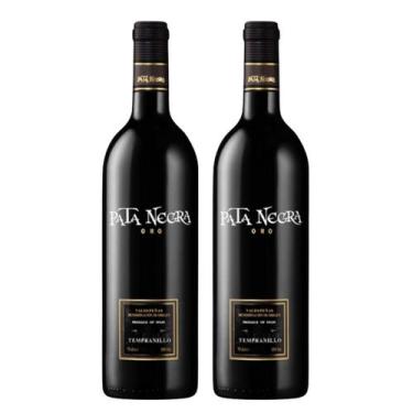 Imagem de Kit 2 Vinhos Tinto Espanhol Pata Negra Oro Tempranillo 750ml