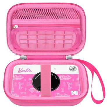 Imagem de Elonbo Estojo De Transporte Para Câmera Digital Kodak X Barbie Printomatic Com Impressão Instantânea Colorida, Bolsa Armazenamento Impressora Fotográfica Portátil Bluetooth, Malha Cartão Sd, Cabo Pa