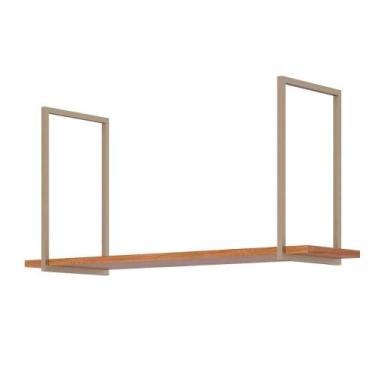 Imagem de Módulo Cozinha MGM Bella Prateleira Suspensa 125cm Cinamomo-MGM