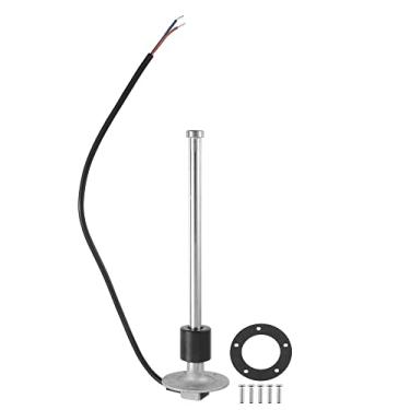 Imagem de X AUTOHAUX 240 – 33 Ohms 250 mm Unidade de envio de tanque de combustível Sensor de medidor de nível de água de aço inoxidável para caminhão marinho barco carro