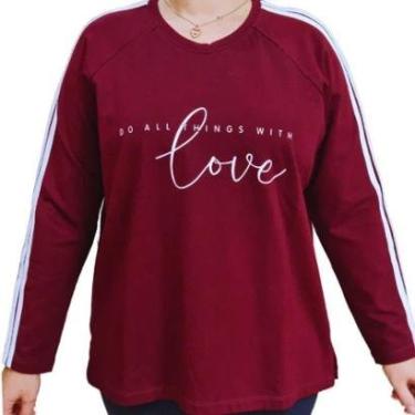 Imagem de Blusa Feminina Arruaça Manga Longa Listra Branca-Feminino